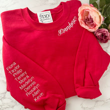 Load image into Gallery viewer, Collar embroidered sweatshirts
