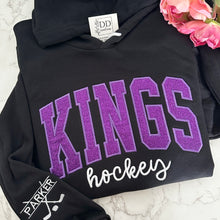 Load image into Gallery viewer, Kings hockey embroidered sweatshirt
