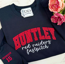 Load image into Gallery viewer, Huntley fast pitch glitter embroidered
